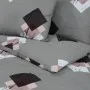 Gray cotton duvet cover set 140x200 cm by , Duvet covers - Ref: Foro24-136462, Price: 20,49 €, Discount: %