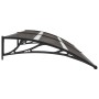 Schwarzes PC-Türvordach 240x75 cm von vidaXL, Markisen - Ref: Foro24-144826, Preis: 72,47 €, Rabatt: %
