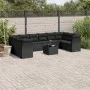 Gartensofagarnitur 11-teilig mit schwarzen Kissen aus synthetischem Rattan von , Gartensets - Ref: Foro24-3218205, Preis: 707...