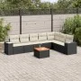 8-piece garden sofa set with black synthetic rattan cushions by , Garden sets - Ref: Foro24-3225475, Price: 477,82 €, Discoun...