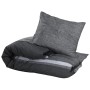 Juego de funda nórdica algodón gris oscuro 200x200 cm de , Fundas de nórdico - Ref: Foro24-136481, Precio: 24,74 €, Descuento: %
