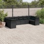 Garden sofa set 10 pieces with black synthetic rattan cushions by , Garden sets - Ref: Foro24-3218195, Price: 631,50 €, Disco...