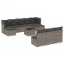 Set mit 11 Gartensofas und Kissen synthetisches Rattangrau von , Gartensets - Ref: Foro24-3218300, Preis: 579,21 €, Rabatt: %