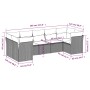 7-teilige Gartensofagarnitur mit grauen PE-Rattankissen von , Gartensets - Ref: Foro24-3218120, Preis: 430,91 €, Rabatt: %