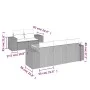 Set Gartensofas mit Kissen 6 Stück synthetisches Rattan beige von , Gartensets - Ref: Foro24-3225331, Preis: 434,80 €, Rabatt: %