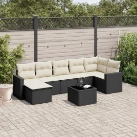 8-piece garden sofa set with black synthetic rattan cushions by , Garden sets - Ref: Foro24-3219276, Price: 463,42 €, Discoun...