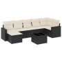 Set de sofás de jardín 8 piezas y cojines ratán sintético negro de , Conjuntos de jardín - Ref: Foro24-3219276, Precio: 425,0...