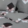 Gray cotton duvet cover set 135x200 cm by , Duvet covers - Ref: Foro24-136469, Price: 24,90 €, Discount: %