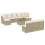 11-teiliges Gartensofa-Set mit beigen synthetischen Rattankissen von , Gartensets - Ref: Foro24-3218298, Preis: 641,14 €, Rab...