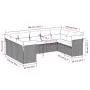 Set mit 9 Gartensofas mit beigen Kissen aus synthetischem Rattan von , Gartensets - Ref: Foro24-3218129, Preis: 539,74 €, Rab...
