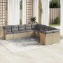 Garden sofa set with beige cushions, 10 pieces, made of synthetic rattan. by , Garden sets - Ref: Foro24-3218239, Price: 611,...