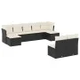 8-piece garden sofa set with black synthetic rattan cushions by , Garden sets - Ref: Foro24-3218266, Price: 468,60 €, Discoun...