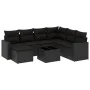 8-piece garden sofa set with black synthetic rattan cushions by , Garden sets - Ref: Foro24-3219295, Price: 504,23 €, Discoun...