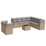 Garden sofa set with beige cushions 10 pieces synthetic rattan by , Garden sets - Ref: Foro24-3249688, Price: 669,67 €, Disco...