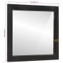 Badezimmerspiegel aus massivem Mangoholz und Glas 55x1x60 cm von , Badezimmermöbel - Ref: Foro24-358567, Preis: 51,67 €, Raba...