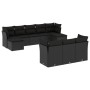 Gartensofa-Set 10-teilig mit schwarzen synthetischen Rattankissen von , Gartensets - Ref: Foro24-3250164, Preis: 645,34 €, Ra...