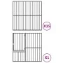 Dog playpen with 16 black galvanized steel panels by , Dog kennels - Ref: Foro24-3209559, Price: 382,57 €, Discount: %
