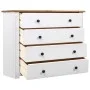 Armario auxiliar estilo Panamá madera pino blanco 80x40x73 cm de vidaXL, Aparadores - Ref: Foro24-282660, Precio: 136,72 €, D...