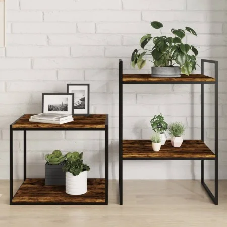 Wall shelves 4 pcs engineered wood smoke oak 40x50x1.5 cm by , Shelves and shelves - Ref: Foro24-838219, Price: 37,16 €, Disc...