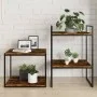 Wall shelves 4 pcs engineered wood smoke oak 40x50x1.5 cm by , Shelves and shelves - Ref: Foro24-838219, Price: 37,16 €, Disc...
