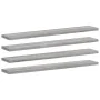 Wall shelves 4 pcs Sonoma gray engineered wood 60x10x1.5 cm by , Shelves and shelves - Ref: Foro24-838227, Price: 21,15 €, Di...