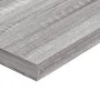 Wall shelves 4 pcs Sonoma gray engineered wood 60x10x1.5 cm by , Shelves and shelves - Ref: Foro24-838227, Price: 21,15 €, Di...
