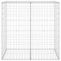 Muro de gaviones con cubiertas acero galvanizado 100x60x100 cm