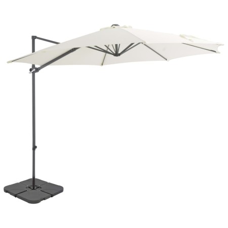 Gartenschirm mit tragbarem sandfarbenem Sockel von vidaXL, Sonnenschirme - Ref: Foro24-276339, Preis: 176,25 €, Rabatt: %