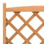Planter with trellis and wheels solid brown fir wood by , Pots and planters - Ref: Foro24-3207653, Price: 172,17 €, Discount: %