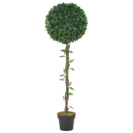 Artificial laurel tree plant with green pot 130 cm by vidaXL, artificial flora - Ref: Foro24-280200, Price: 109,48 €, Discoun...