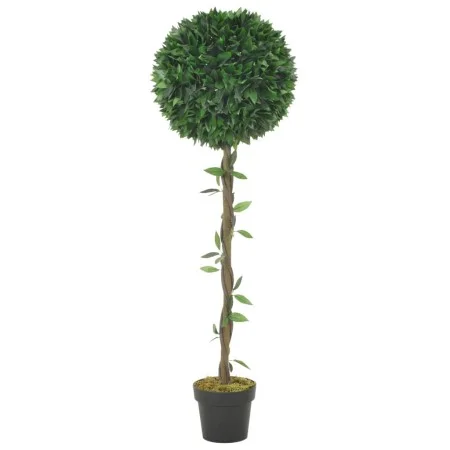 Artificial laurel tree plant with green pot 130 cm by vidaXL, artificial flora - Ref: Foro24-280200, Price: 108,79 €, Discoun...