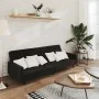 2-Sitzer-Schlafsofa aus schwarzem Samt von , Sofas - Ref: Foro24-375740, Preis: 259,18 €, Rabatt: %