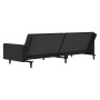 2-Sitzer-Schlafsofa aus schwarzem Samt von , Sofas - Ref: Foro24-375740, Preis: 263,72 €, Rabatt: %