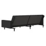 2-Sitzer-Schlafsofa aus schwarzem Samt von , Sofas - Ref: Foro24-375740, Preis: 259,18 €, Rabatt: %