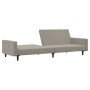2 seater light gray velvet sofa bed by , Sofas - Ref: Foro24-375737, Price: 267,43 €, Discount: %