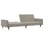 2-Sitzer-Schlafsofa aus hellgrauem Samt von , Sofas - Ref: Foro24-375737, Preis: 262,82 €, Rabatt: %
