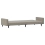2 seater light gray velvet sofa bed by , Sofas - Ref: Foro24-375737, Price: 267,43 €, Discount: %
