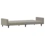 2-Sitzer-Schlafsofa aus hellgrauem Samt von , Sofas - Ref: Foro24-375737, Preis: 262,82 €, Rabatt: %