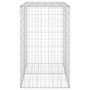 Muro de gaviones con cubiertas acero galvanizado 100x60x100 cm