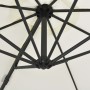 Garden umbrella with portable sand-colored base by vidaXL, Umbrellas - Ref: Foro24-276339, Price: 176,25 €, Discount: %