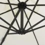 Garden umbrella with portable sand-colored base by vidaXL, Umbrellas - Ref: Foro24-276339, Price: 168,87 €, Discount: %