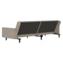 2 seater light gray velvet sofa bed by , Sofas - Ref: Foro24-375737, Price: 267,43 €, Discount: %