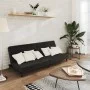 2 seater black velvet sofa bed by , Sofas - Ref: Foro24-375735, Price: 233,47 €, Discount: %
