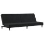 2-Sitzer-Schlafsofa aus schwarzem Samt von , Sofas - Ref: Foro24-375735, Preis: 254,21 €, Rabatt: %