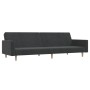 2 seater sofa bed dark gray fabric by , Sofas - Ref: Foro24-375728, Price: 288,37 €, Discount: %