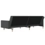 2 seater sofa bed dark gray fabric by , Sofas - Ref: Foro24-375728, Price: 288,37 €, Discount: %
