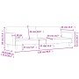 2-Sitzer-Schlafsofa aus dunkelgrauem Stoff von , Sofas - Ref: Foro24-375728, Preis: 288,37 €, Rabatt: %