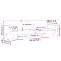 2-Sitzer-Schlafsofa aus dunkelgrauem Stoff von , Sofas - Ref: Foro24-375728, Preis: 267,06 €, Rabatt: %