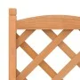 Planter with trellis and wheels solid brown fir wood by , Pots and planters - Ref: Foro24-3207647, Price: 84,74 €, Discount: %
