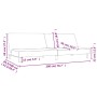 2-Sitzer-Schlafsofa aus hellgrauem Stoff von , Sofas - Ref: Foro24-375723, Preis: 236,63 €, Rabatt: %